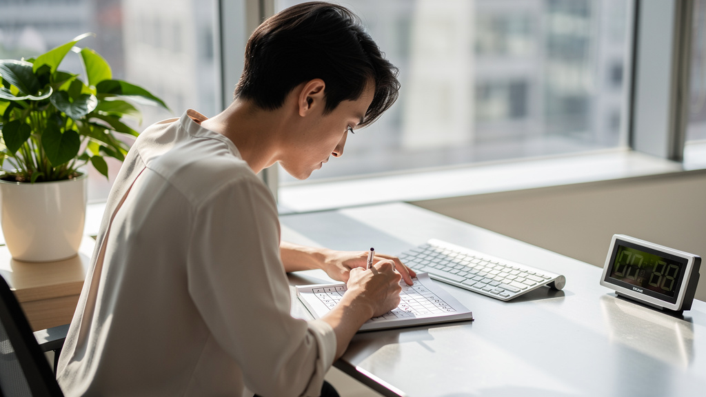 Utiliser le sudoku pour améliorer la concentration au travail