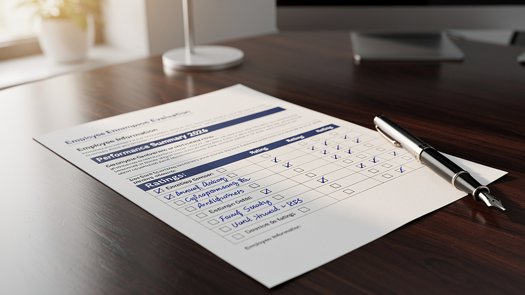 Exemple entretien annuel d'évaluation rempli pour 2026