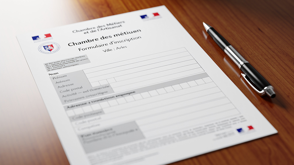 Les étapes pour s'inscrire à la chambre des métiers Arles en 2026