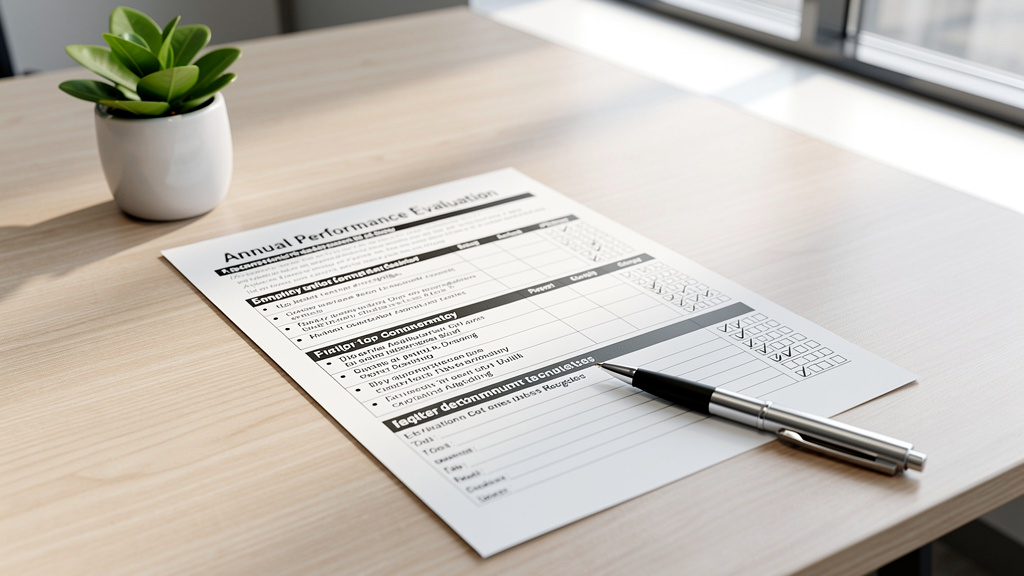 Exemple entretien annuel d'évaluation rempli : les éléments clés